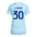 Juventus Jonathan David #30 Borte Drakt Dame 2025-26 Kortermet